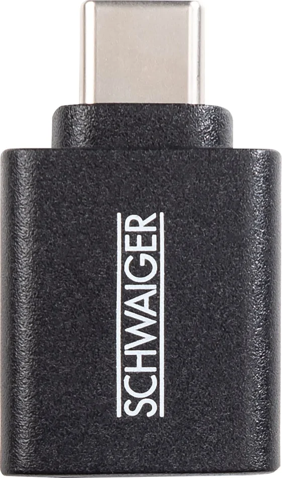 SCHWAIGER USB 3.1 Adapter, Schwarz