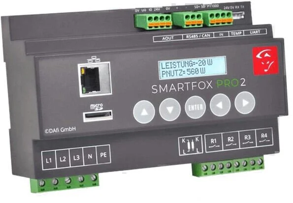 SMARTFOX Pro 2-3Y Energiemanager m. Stromumwandler