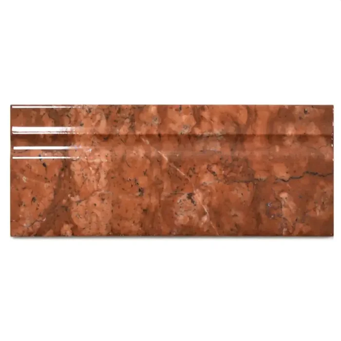 Sockel Villeroy & Boch 1517 TL30 Palazzo Vecchio rot braun 10×25 cm I.Sorte