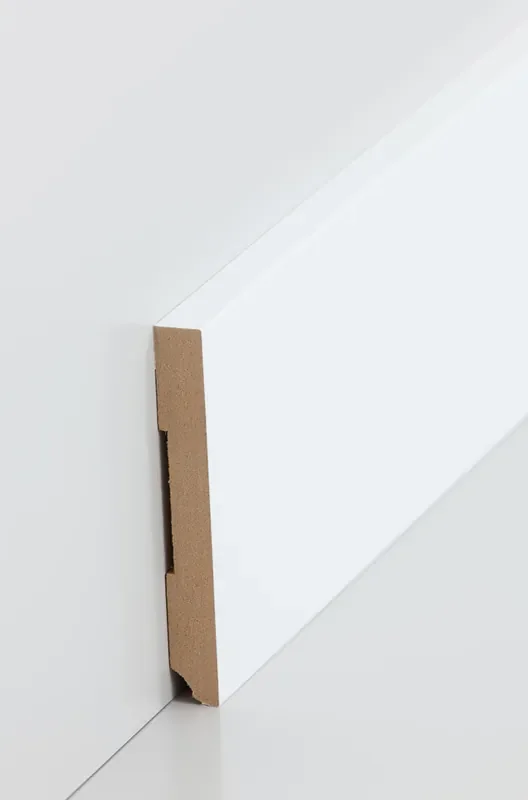 Sockelleiste Oberkante rechteckig 10 x 80 mm