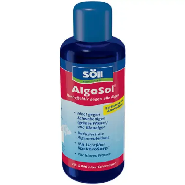 Söll AlgoSol Teich 250 ml Hocheffektiv gegen Algen