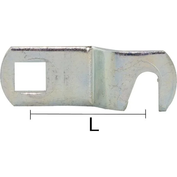 Sperrnase gekröpft zu Holzmontagezylinder Länge 25 mm, verzinkt