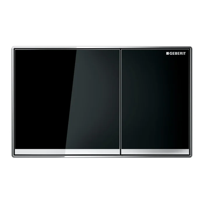 Spülknopf Geberit Sigma 60 Schwarzes Glas
