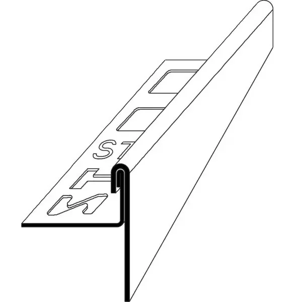 ST-Profile Gefälleprofil DUO Edelstahl 3D poliert Länge 1,66 m rechts