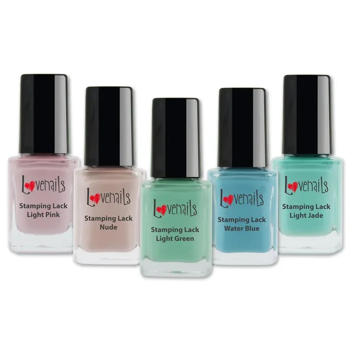 Stamping Lack Set Pastell