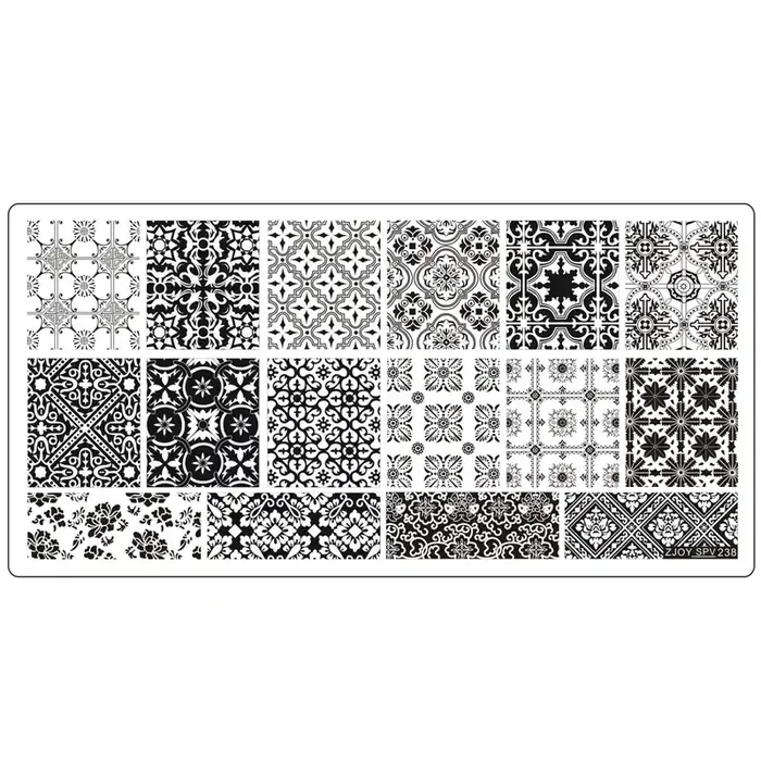 Stamping Schablone SPV-238 Muster