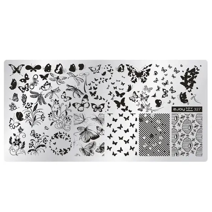 Stamping Schablone SPV-327 Schmetterlinge