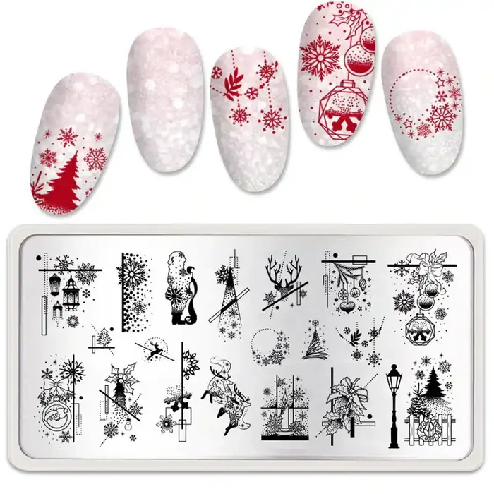 Stamping Schablone Xmas 25