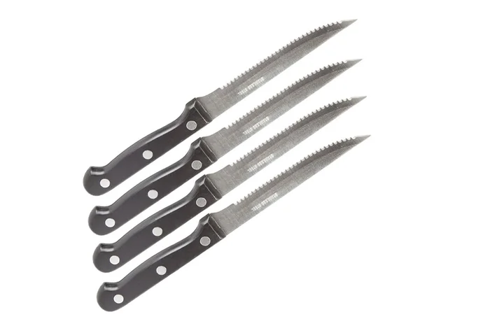 Steakmesser Edelstahl, 21,5 cm, 4 St.