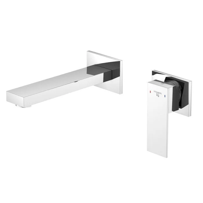 Steinberg 170mm Waschtisch-Einhebelmischbatterie chrom