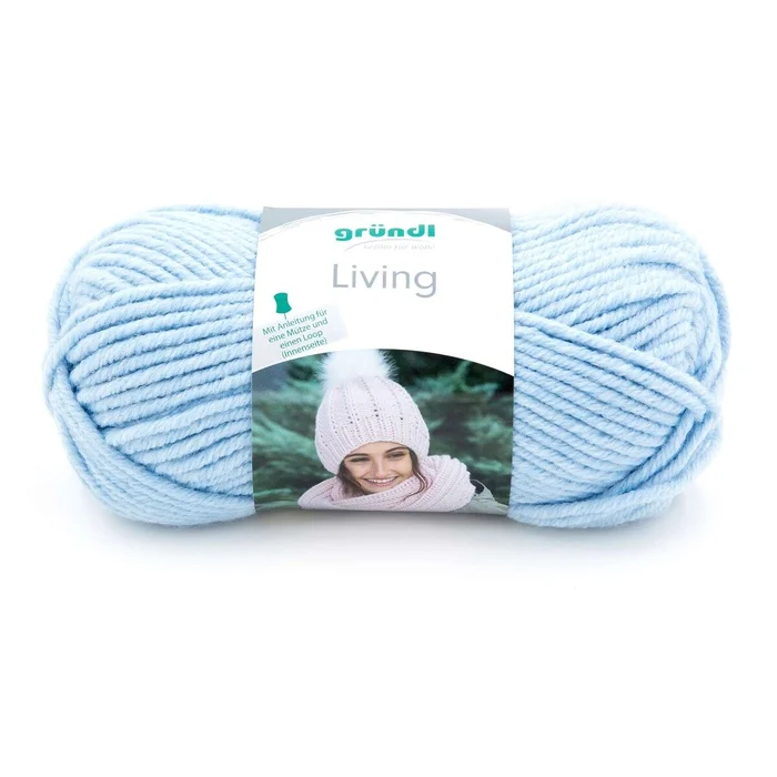 Strickgarn Living (blau)