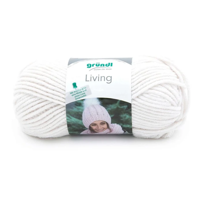 Strickgarn Living (creme)