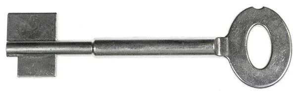STUV Doppelbartschlüsselrohling 4.95.1128.0, mit Bohrung 3,6 mm und