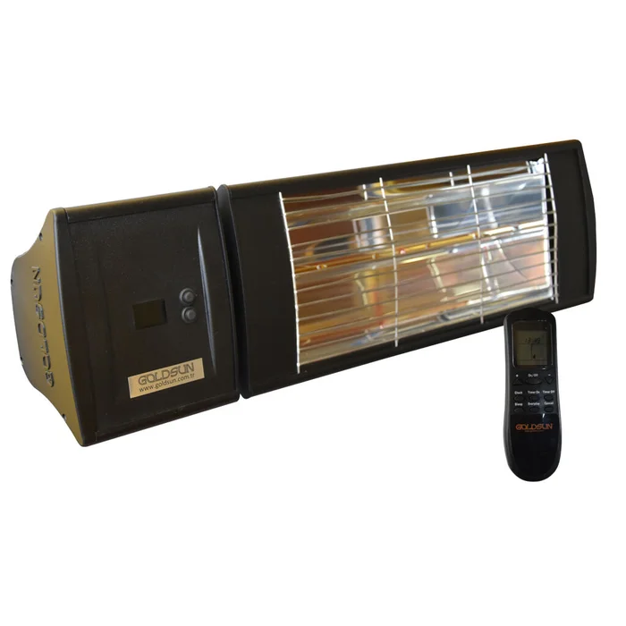 SUPRA SMOOTH PLUS Infrarot Heizstrahler 2,0 kW schwarz, mit Funkdimmer