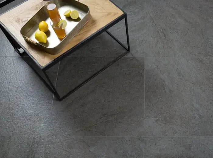 Terrassenplatte 2cm Magnetic Anthrazit 60x60cm Rektifiziert