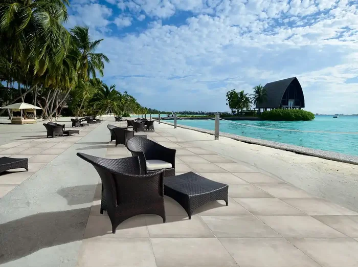 Terrassenplatte Icon Beige 60x60cm Rektifiziert