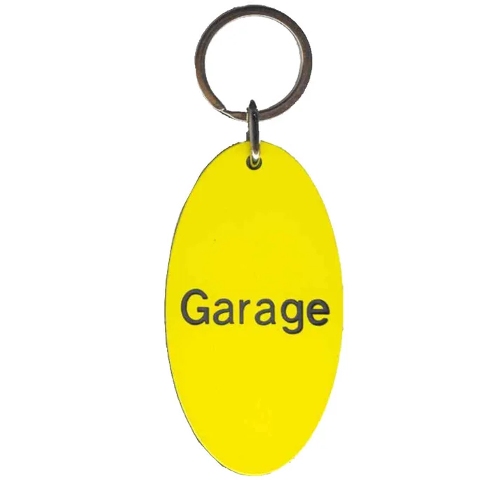 Textmarke aus Kunststoff, oval