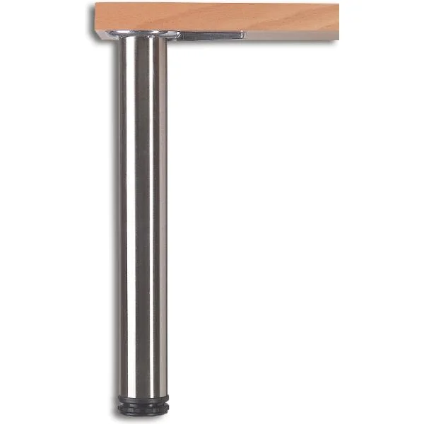 Tischfuß rund 60 x 1100 mm Edelstahl