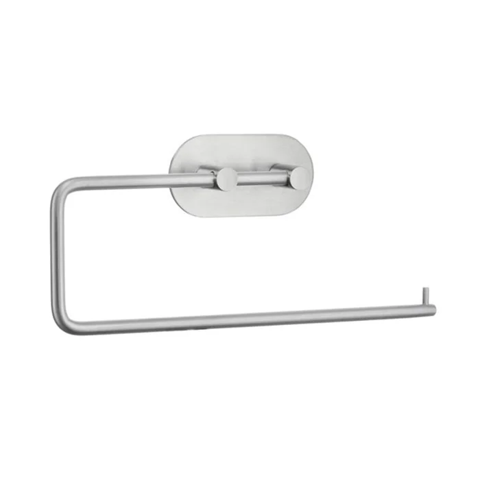 Toilettenpapierhalter aus gebürstetem Stahl QBad QB5