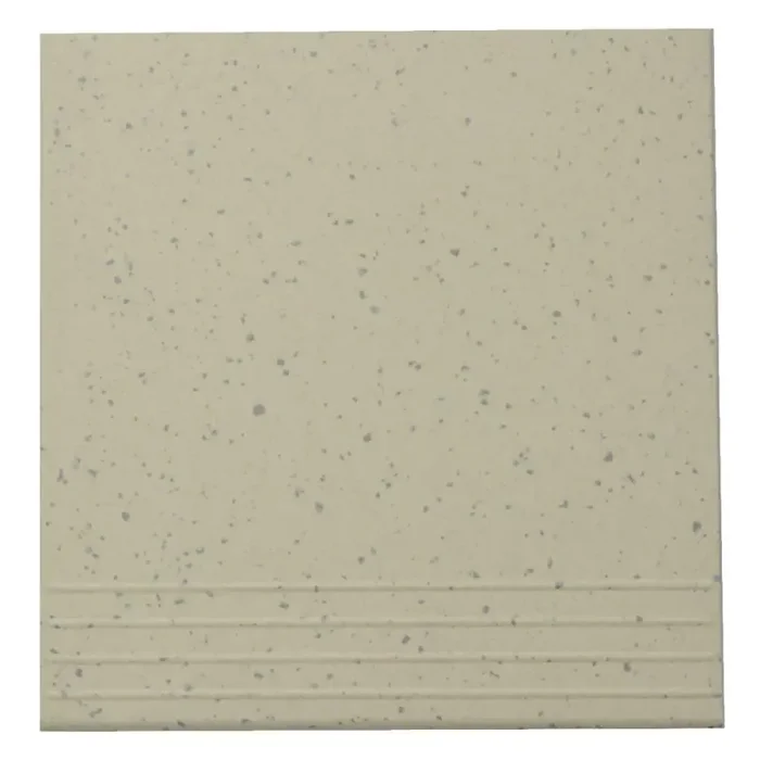 Treppenauftritt Agrob Buchtal E822 creme grau 30×30 cm