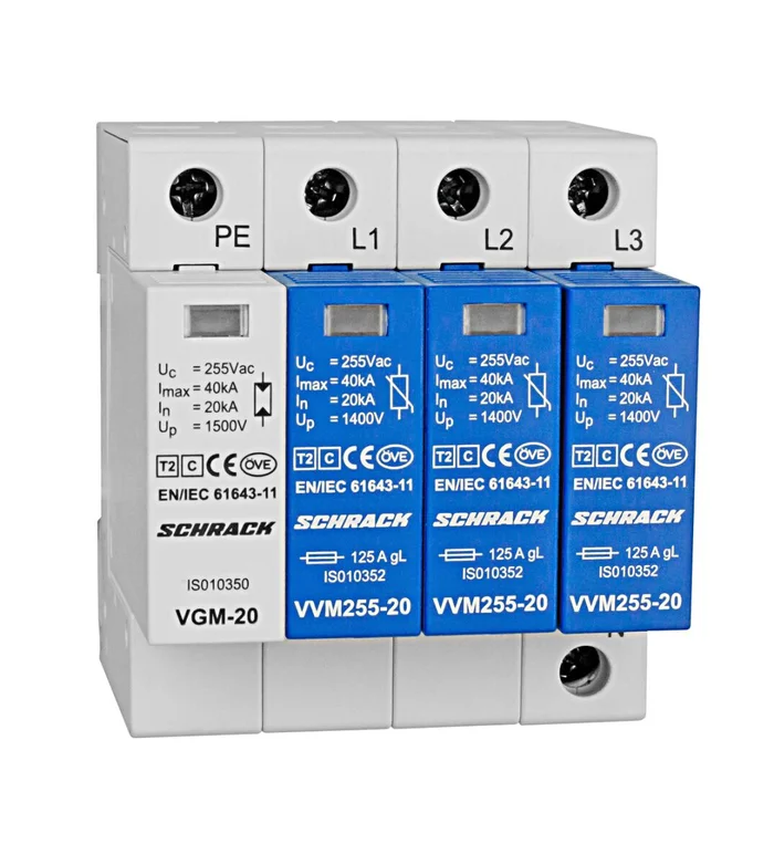 Überspannungsableiterset Für Tt,Tn-S System,Klasse T2c),3+1