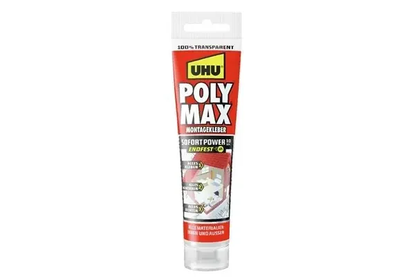 UHU Poly Max 10 Sek Sofort Power transparent 115 g