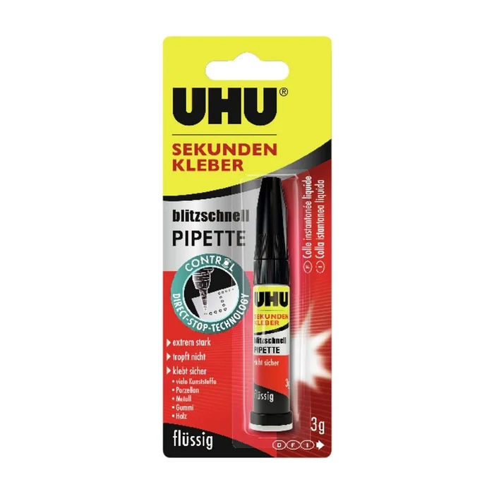 UHU Sekundenkleber blitzschnell 3 g