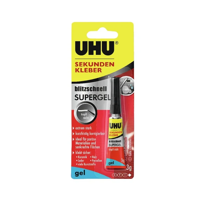 UHU Sekundenkleber blitzschnell gel 3 g