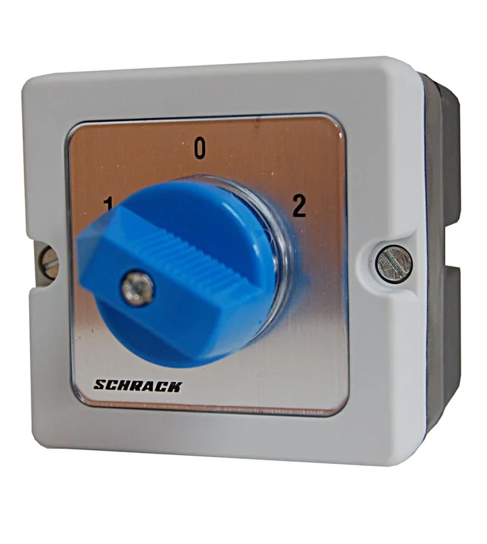 Umschalter gekapselt, mit 0 Stellung, 2-polig, 20A