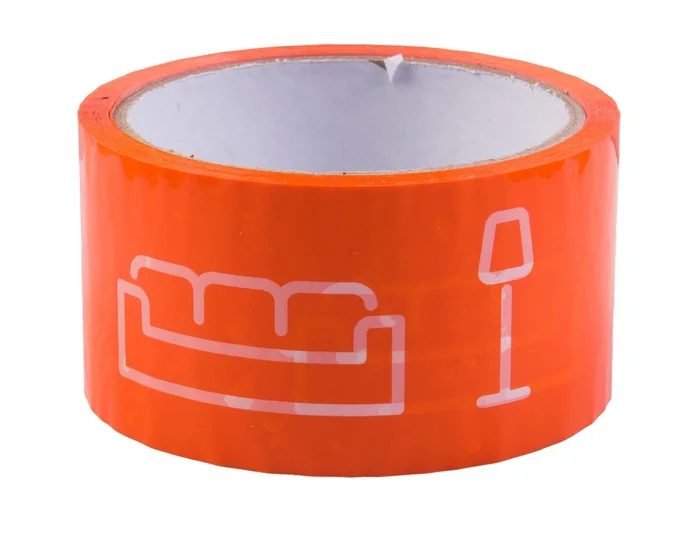 Umzugsklebeband, Wohnzimmer, 50 mm x 40 m (orange)