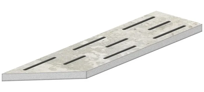 Unicom Starker 2thick Debris Griglia Flint Rekt. Matt Beckenrandstein 15×60 Re/Dx R12/C Art.-Nr. 8322