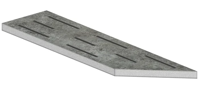 Unicom Starker 2thick Debris Griglia Soot Rekt. Matt Beckenrandstein 15×60 Li/Sx R12/C Art.-Nr. 8327