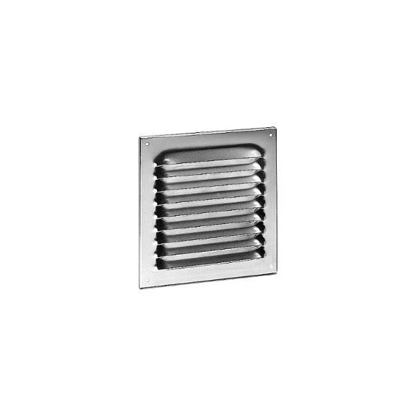 UPMANN Wetterschutzgitter aufschraubbar eckig 200×200 mm Alu weiß