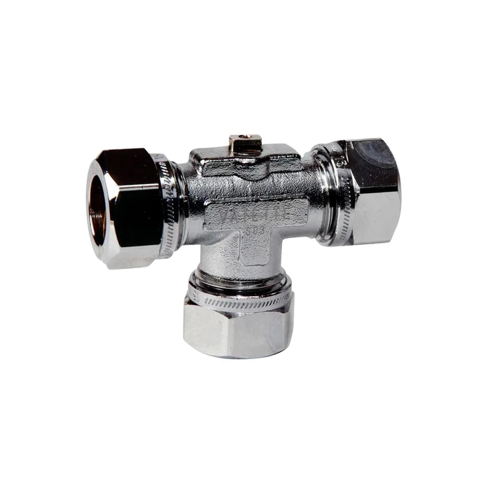 Vatette Dreiwege-Mini-Kugelhahn ohne Knopf