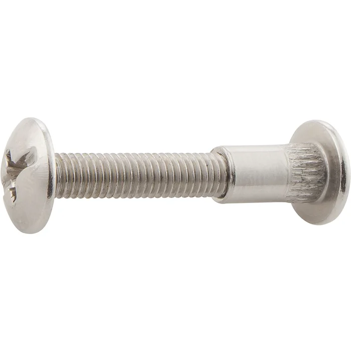Verbindungsschraube – M6, Kreuzschlitz, ø8, Holzstärke 35-42, Zink vernickelt