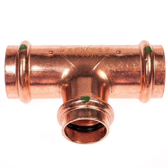 VIEGA Profipress T-Stück 295196 28x22x28 mm, Pressanschluss, Kupfer