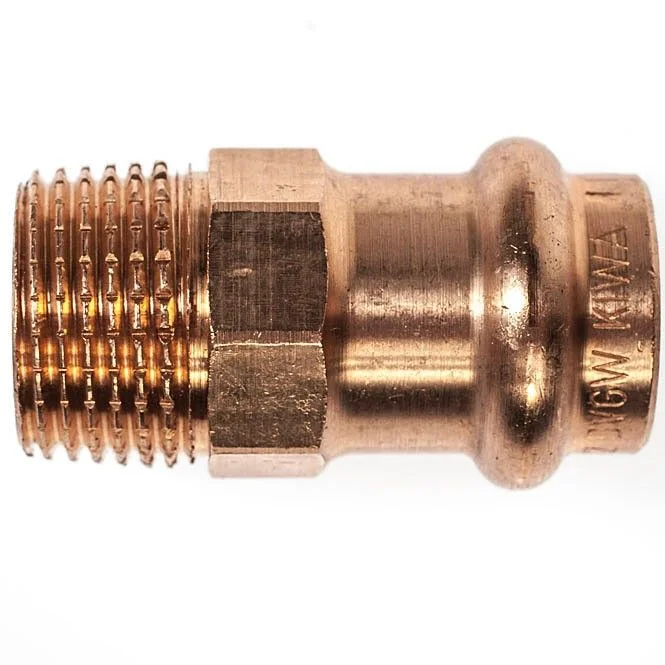 VIEGA Sanpress Übergang 290771 12×3/8′ AG, Pressanschluss, R Gewinde