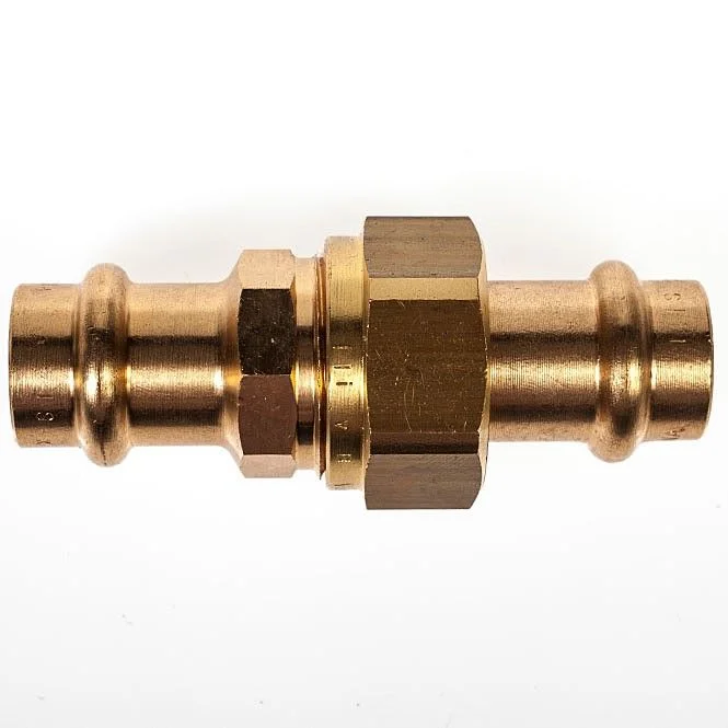 VIEGA Sanpress Verschraubung 126148 15 mm, Pressanschluss, flachdichtend