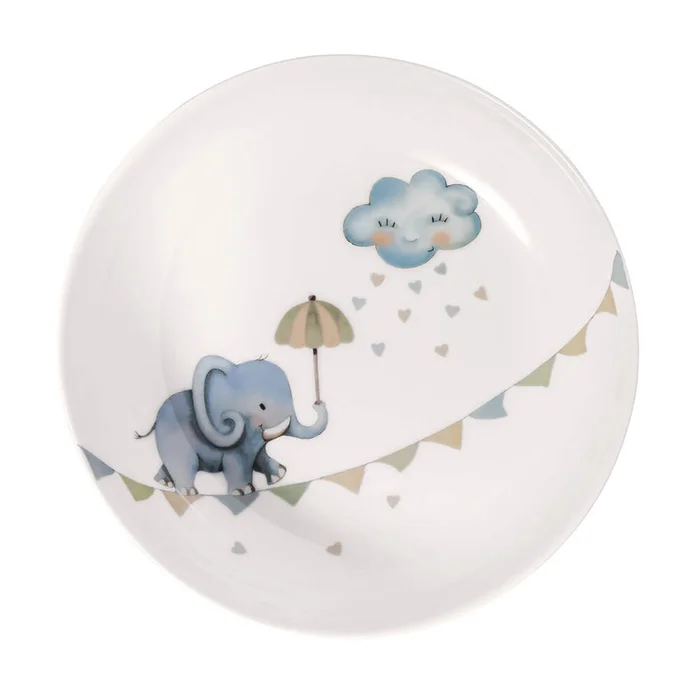 Villeroy & Boch Kinder-Suppenteller Boho Kids Walk like an Elephant