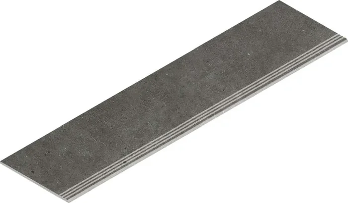 Villeroy & Boch Solid Tones Dark Concrete Rillenstufe Matt Stufe 30×120 R10/B Art.-Nr. PC62 2732