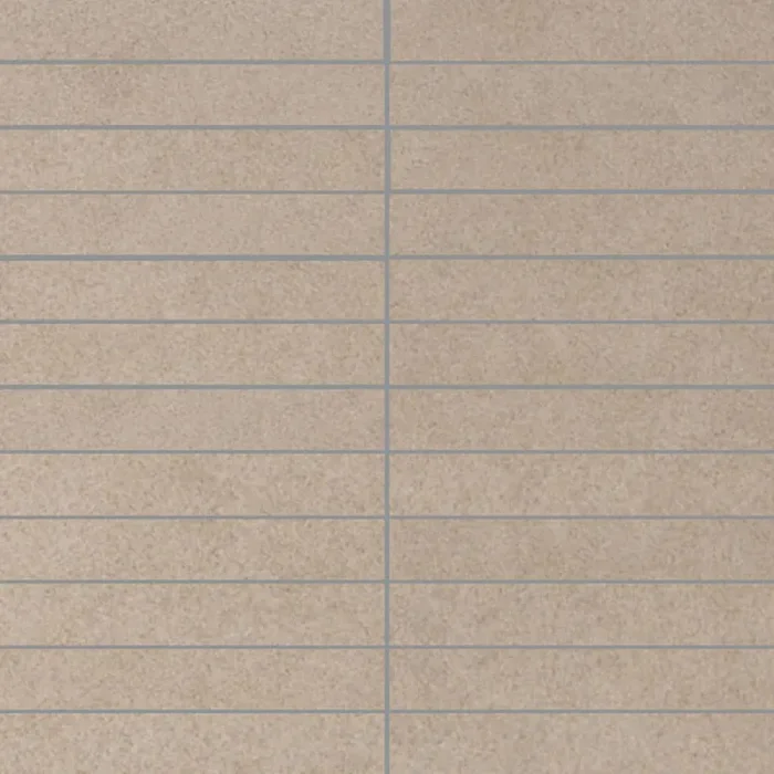 Villeroy & Boch X-Plane Greige Matt Mosaikfliese 2,5×15 (30×30) R10 Art.-Nr. ZM70 2354