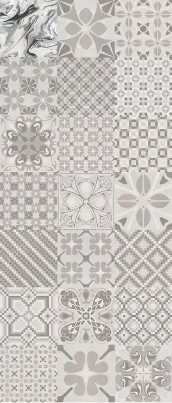 Vives 1900 Dekorfliese 20×20 cm Tassel Perla mehrfarbig