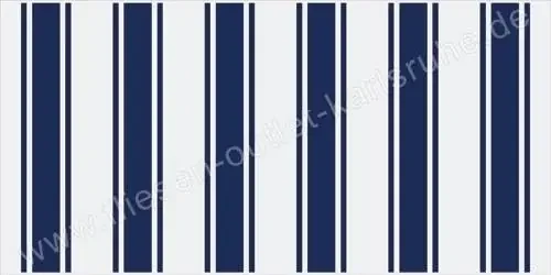 Vives Wandfliese 10×20 cm Dekor Lepic Marino