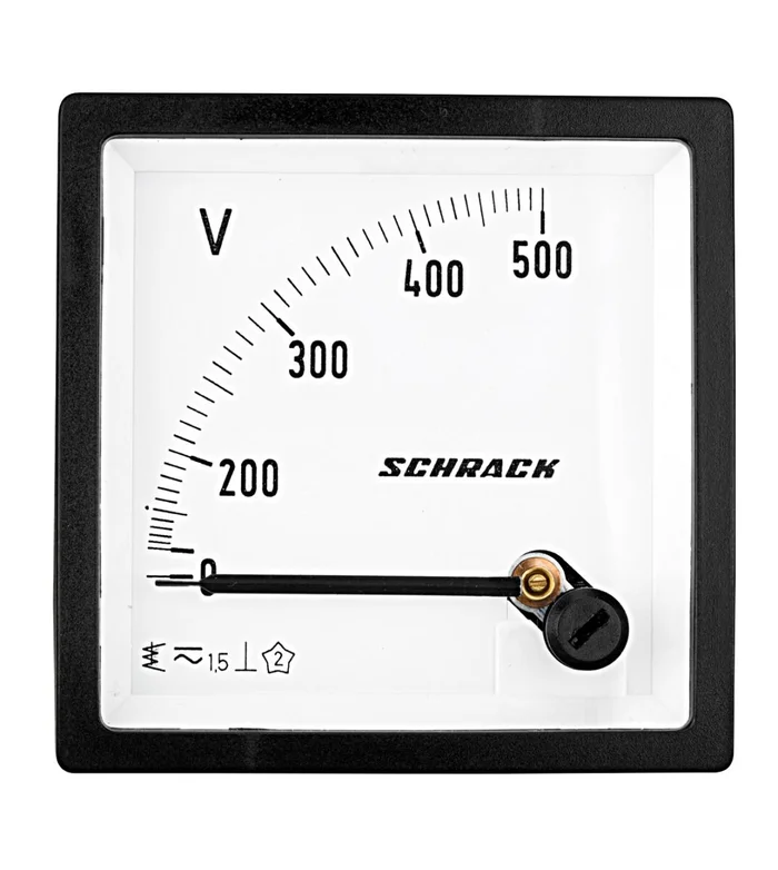 Voltmeter, 72x72mm, 500VAC
