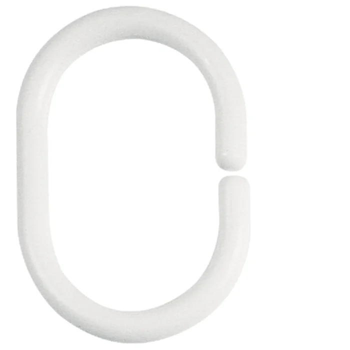 Vorhangringe C-Moll Weiß 12 Stück Spirella