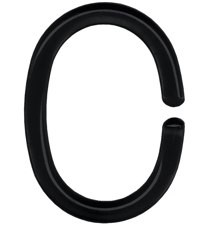 Vorhangringe Kw Black 12 St Kleine Wolke