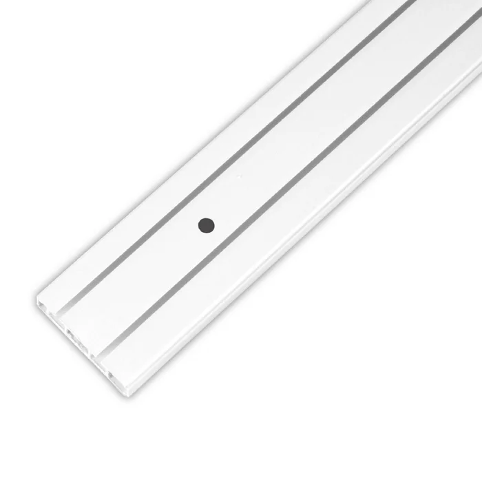 Vorhangschiene, 2-Lauf Schienen, 150 cm (weiß)