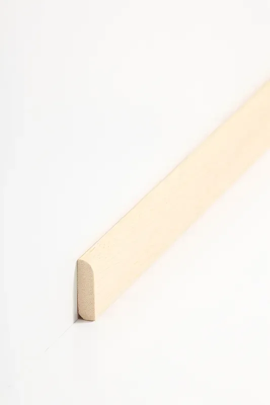 Vorsatzleiste Abachi 8 x 28 mm lackiert natur