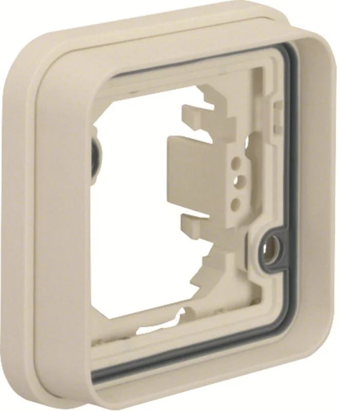 W.1 Rahmen 1fach für Up-Montage polarweiß matt