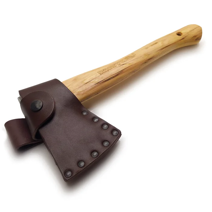 Waldläuferbeil – 500 Gramm – USA-Hickorystiel – Lederschutz – Nr. 0101